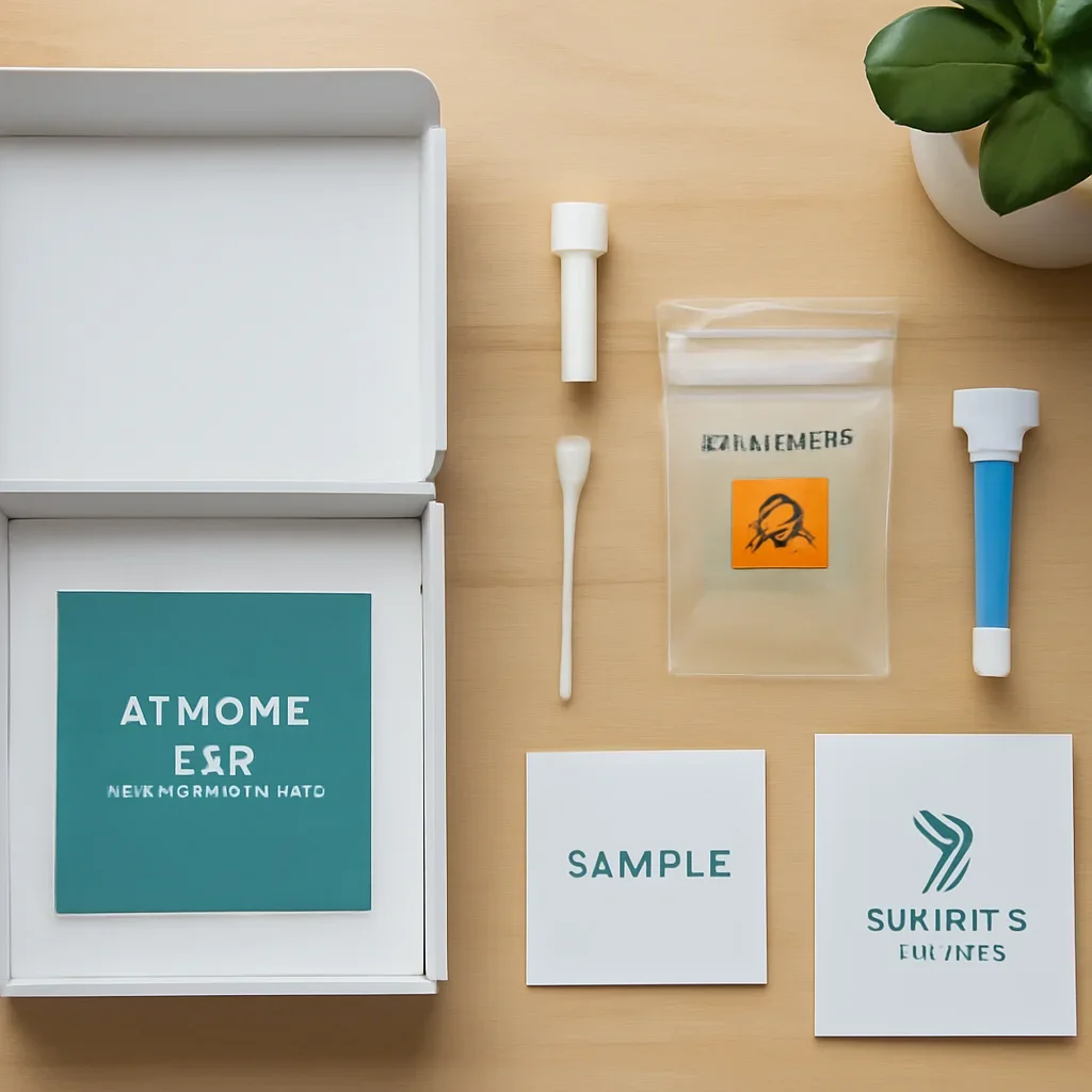 At-home DNA methylation test collection and results workflow comparison between Methylation.us and 10X Health