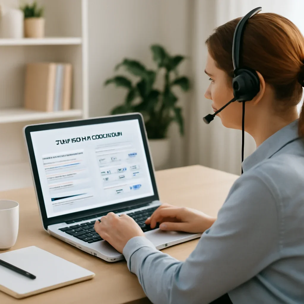 Customer support context for customer support and contact options