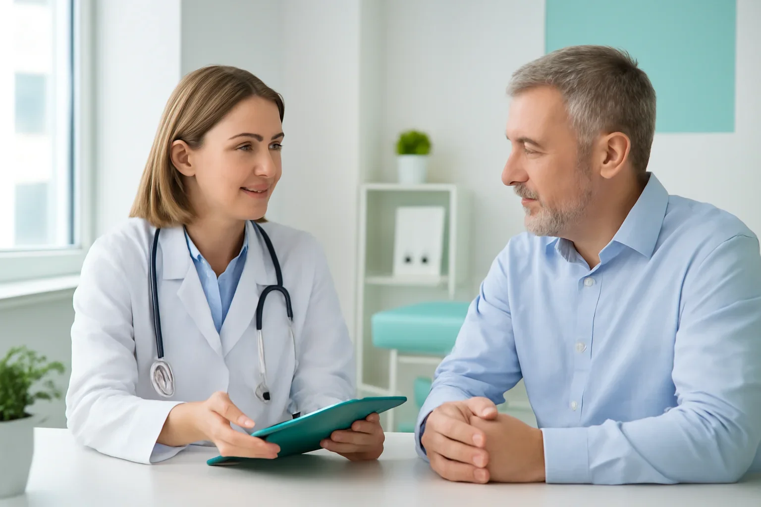 Features action plan educational methylation consultation scene