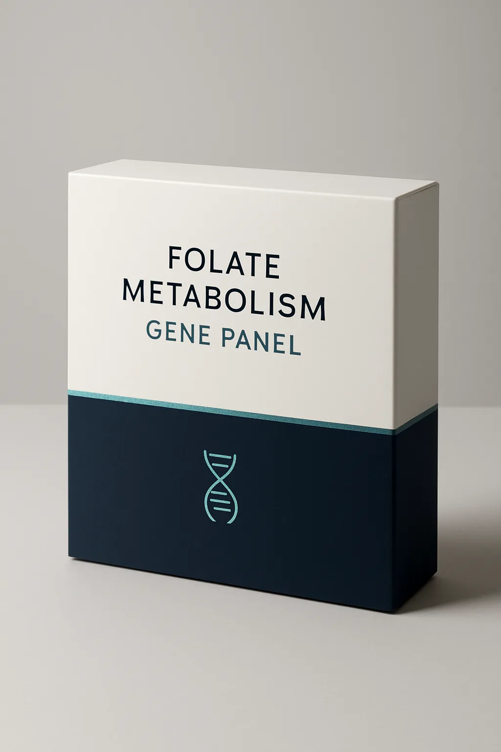 Folate Metabolism Gene Panel test kit box for genetic methylation testing