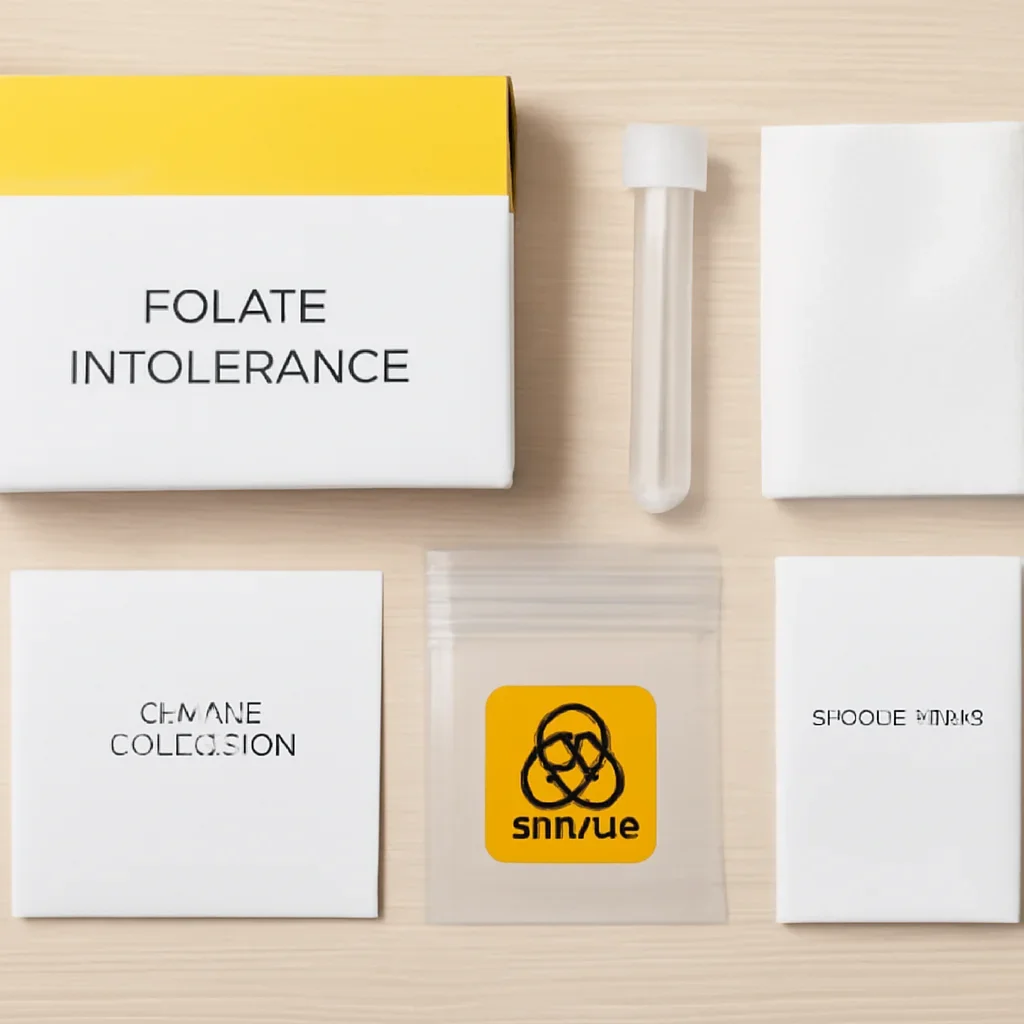At-home DNA testing and folate intolerance genetics interpretation workflow
