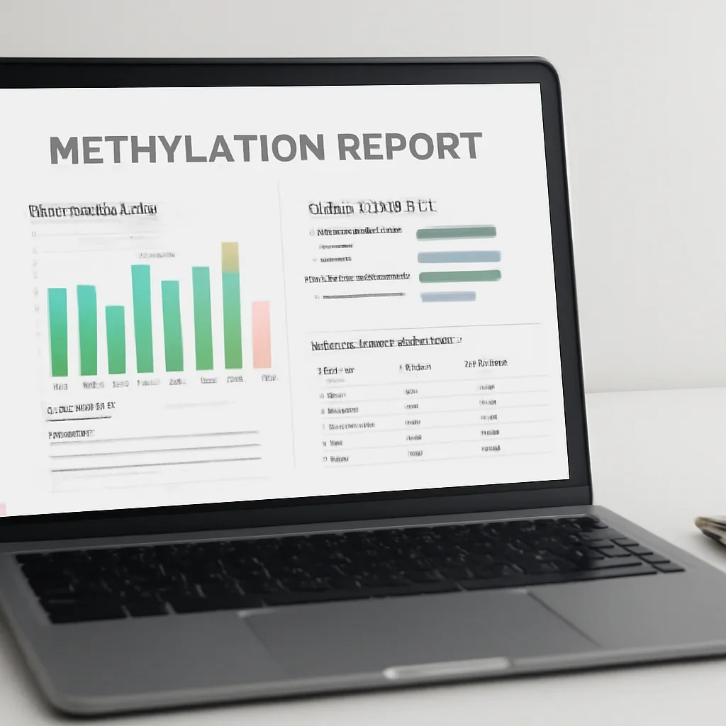 Learn methylation chart report dashboard and pathway review
