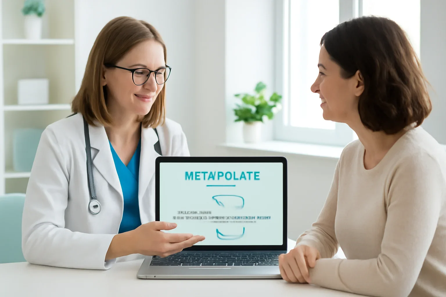 Learn methylfolate educational methylation consultation scene