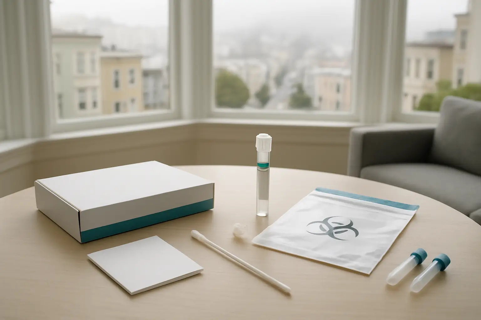 At-home methylation test in San Jose California with genetic testing materials