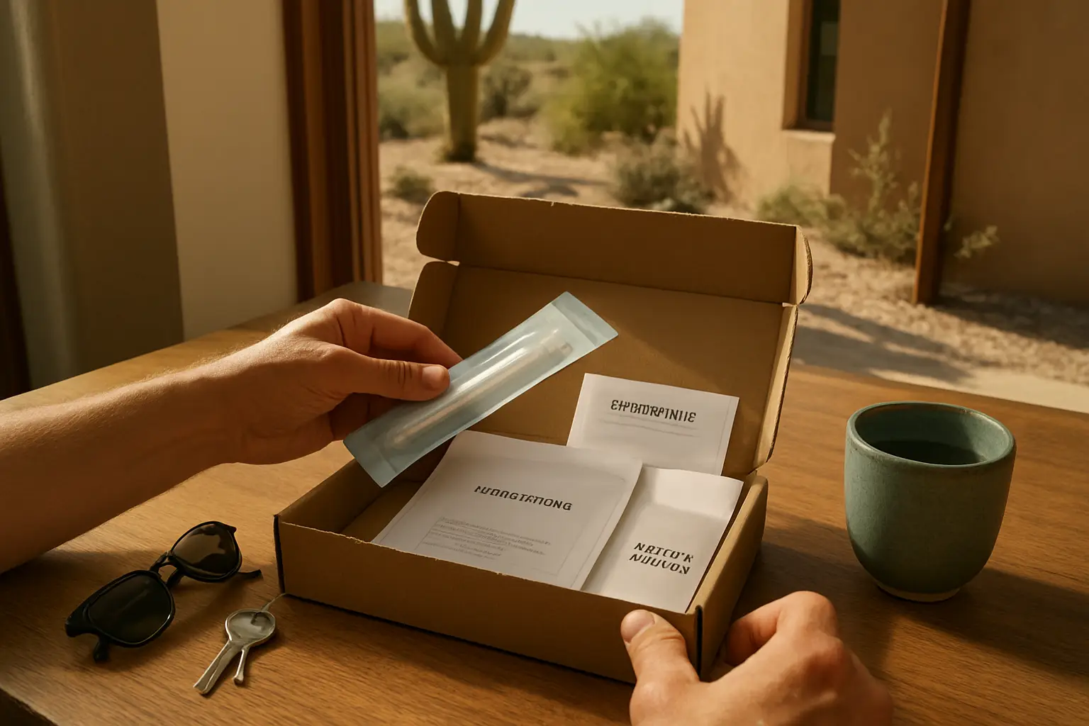 At-home methylation testing materials for a Tucson Arizona address