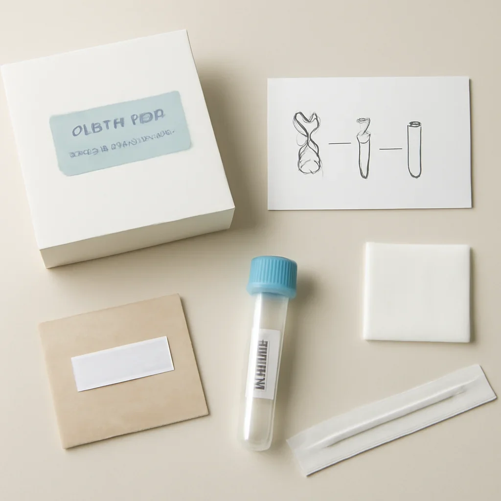 Solutions low methylation support at-at-home dna sample kit and results workflow kit and sample workflow